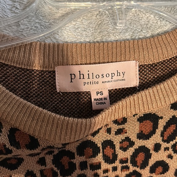 Philosophy leopard print sweater - Picture 2 of 3